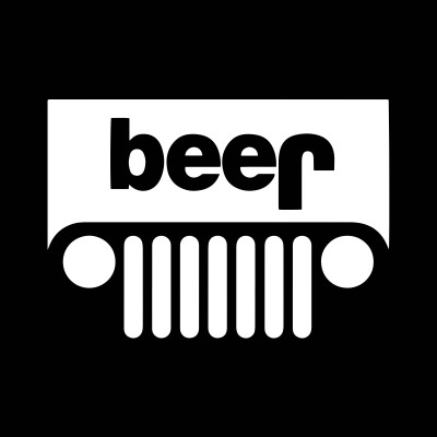 4"JDM Jeep Beer Vinyl Decal 